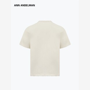 ANDELMAN官方 男装 短袖 烫钻圆领印花修身 上衣 t恤男2025年新款 ANN