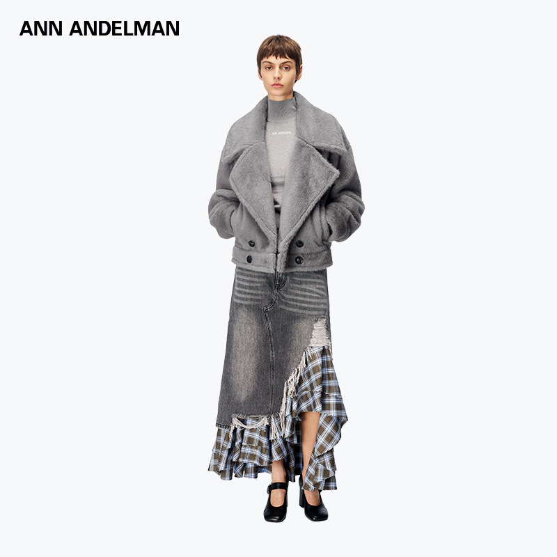 ANNDELM官方直营灰色短