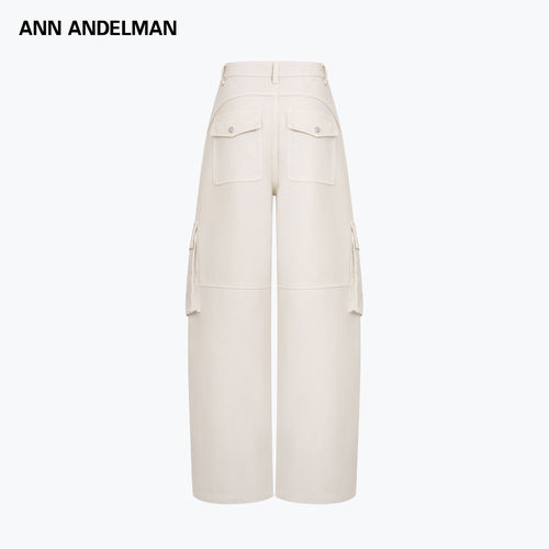 ANNDELM洗水棉质工装裤