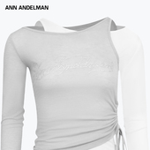 T恤女空调衫 ANN 薄款 物理防晒长袖 ANDELMAN两件式 烫钻皮肤衣夏季