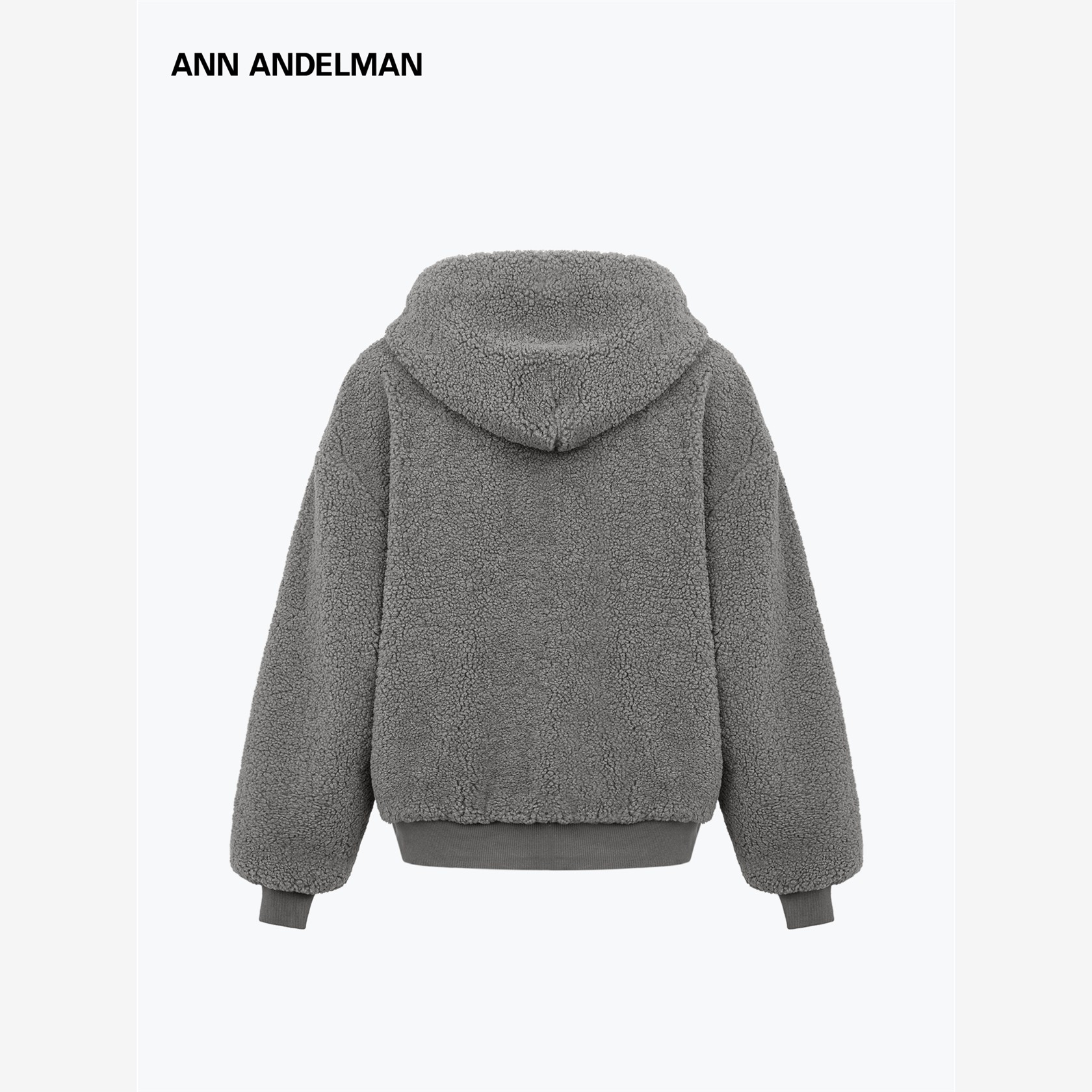 ANNDELM摇粒绒卫衣女秋