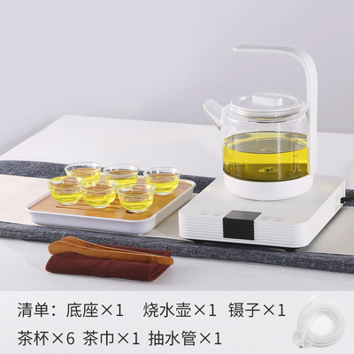 桌面桶装水电动抽水器带烧水