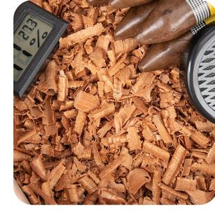 正品西班牙雪松木屑雪茄盒保湿盒西打木片香醇化养茄纯雪松木片