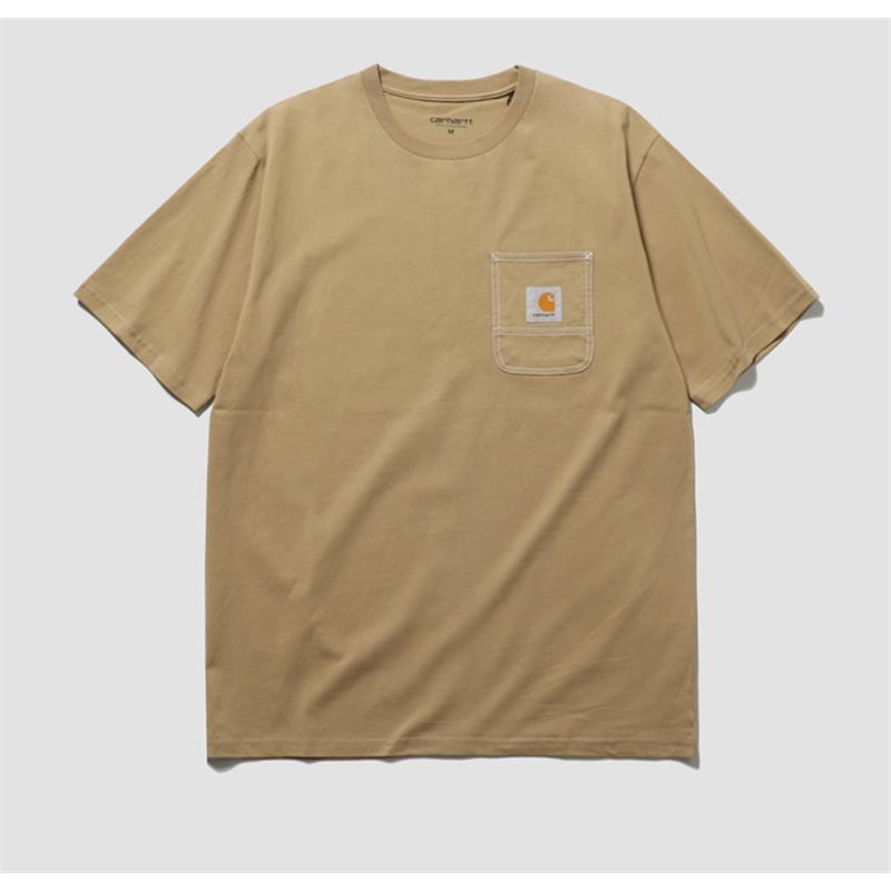 Carhartt WIP卡哈特 Work Pocket车缝明线口袋宽松短袖T恤打底衫