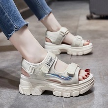 小码34运动凉鞋女款外穿2025年夏季新款厚底软底轻便爆款休闲鞋子