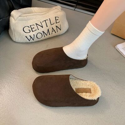 复古厚底增高加绒勃肯鞋女2025