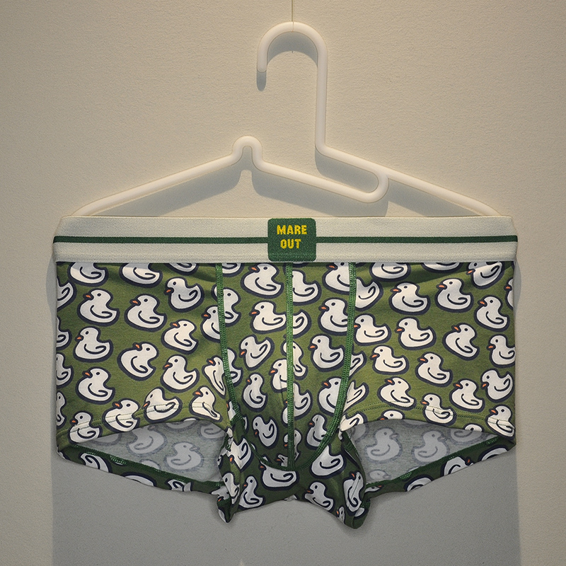 男士平角裤潮流印花款