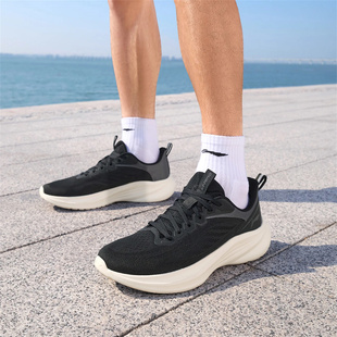 李宁男鞋2026春季新款轻风v3男减震回弹休闲慢跑鞋网面透气运动鞋