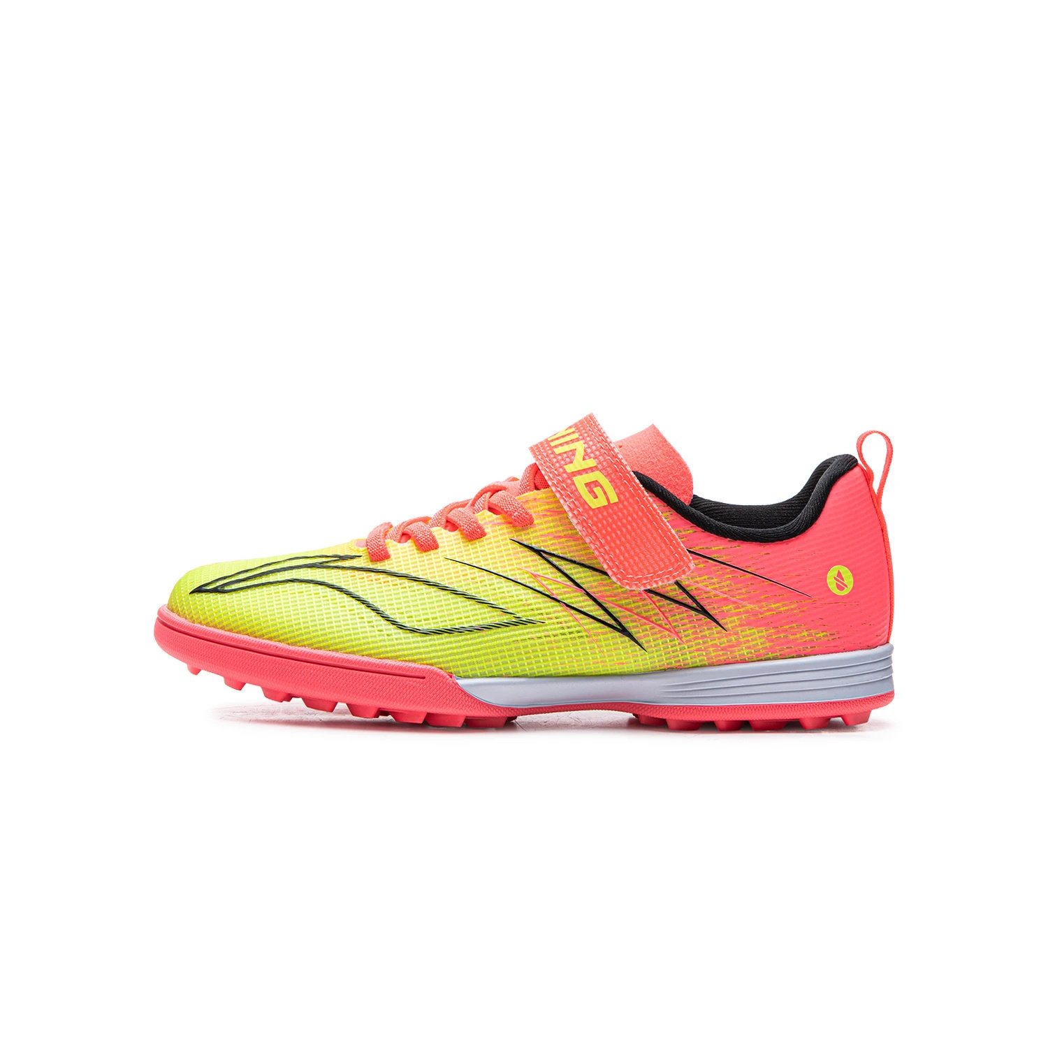 李宁童鞋2026夏季新款男大童疾影4TF·YOUNG防泼水童橡胶钉足球鞋