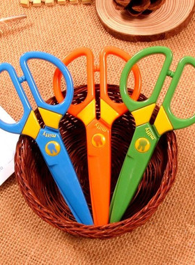 特价晨光FSS91304米菲学生全塑料不伤手儿童手工安全剪刀30G包邮