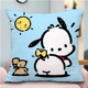 卡通帕恰狗抱枕被子车内腰枕玩偶靠垫套可爱毛绒午休枕头床头靠背