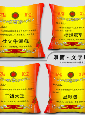 创意仿真奖状抱枕定制生日礼物