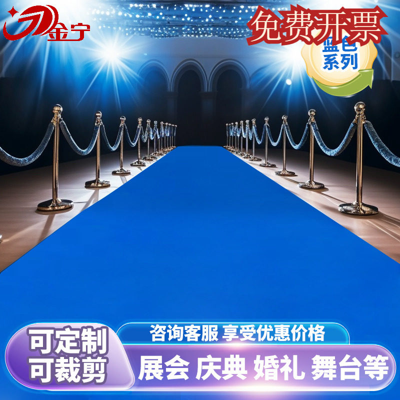 【大牌品质——宝蓝色满铺地毯】