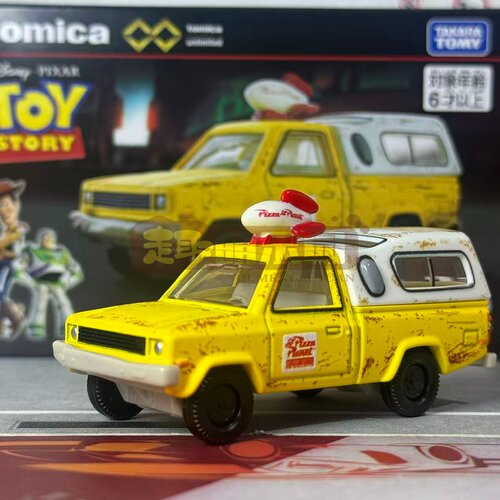 TOMICA 多美卡无限TPU13 玩具总动员5披萨星球合金汽车模型玩具