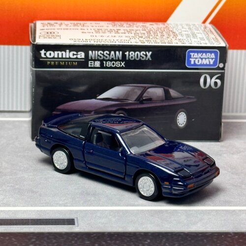 TOMY 多美卡黑盒TP06 尼桑 180SX 合金车模 仿真静态收藏小车摆件