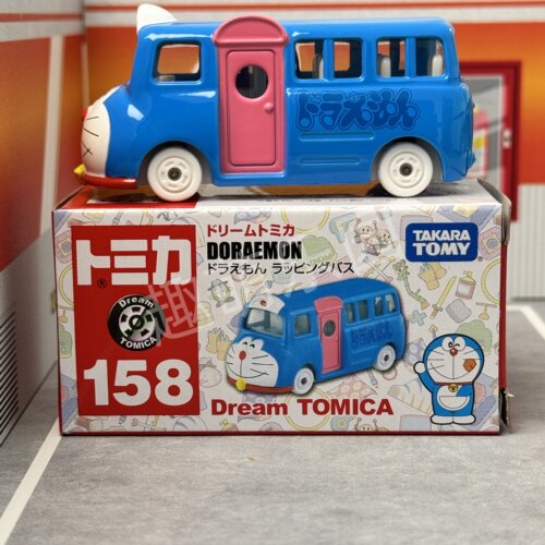TOMY多美卡合金汽车模型TOMICA梦想158日版哆啦A梦巴士玩具车收藏