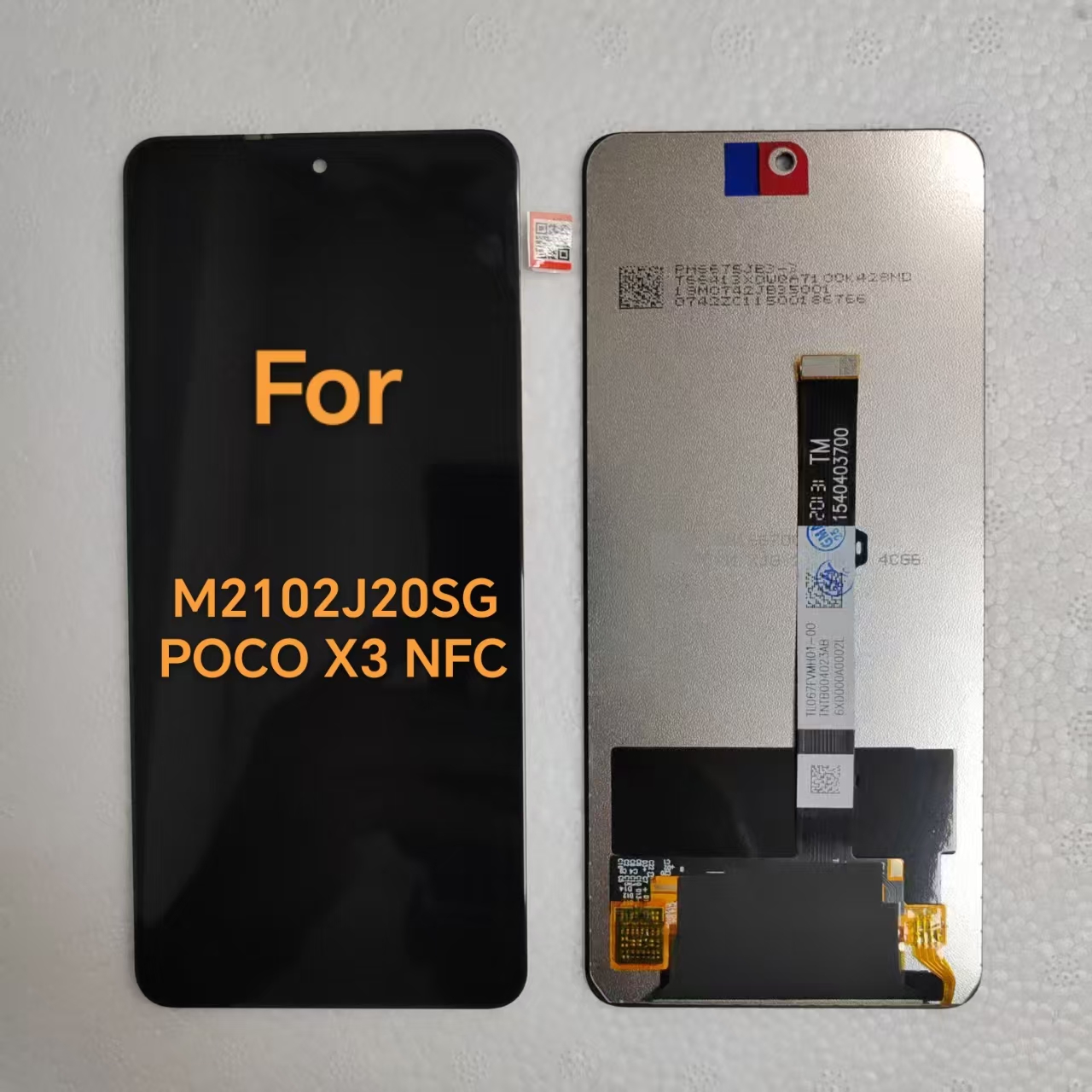 适用于小米M2102J20SG总成屏幕 MI POCO X3 NFC 液晶显示屏触摸屏