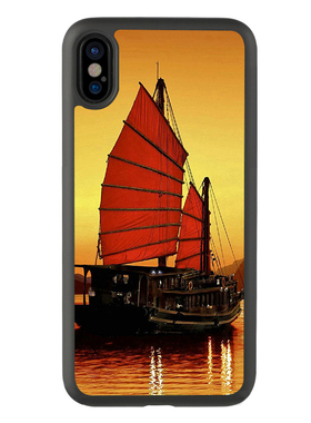 适用于8英伦14复古航海帆船iPhone13手机壳7plus保护套15Promaxxr