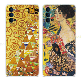 世界名画9适用oppo Reno6手机壳8 5pro+7艺术3k克里姆特2z女款4se