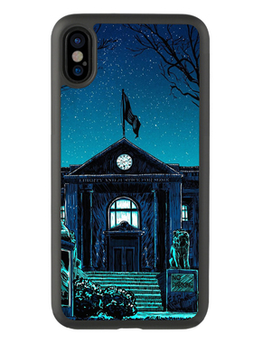 适用于8文艺14蓝色寂静夜晚iPhone15Promax手机壳XS适用苹果7plus