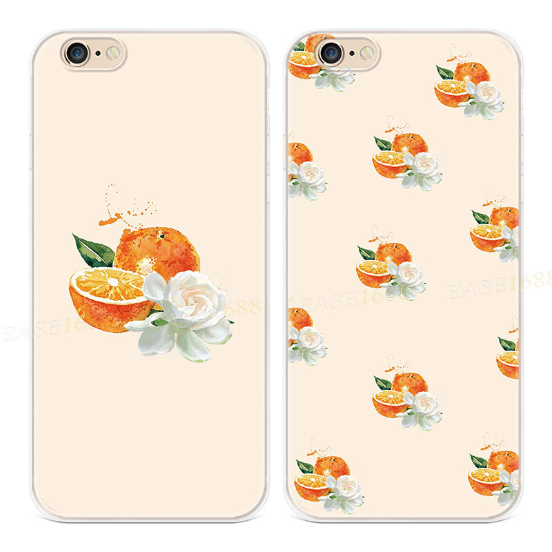 柑橘栀子花适用iPhone8plu