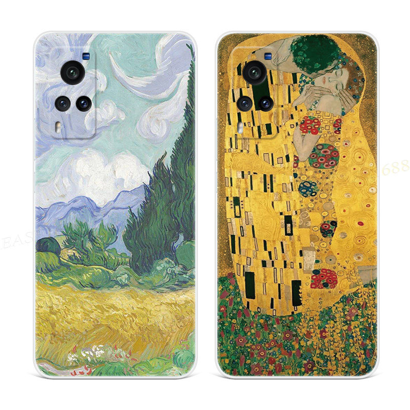 梵高油画适用于vivo nex手机壳x60x50x27Pro+欧美复古3文艺5g潮流