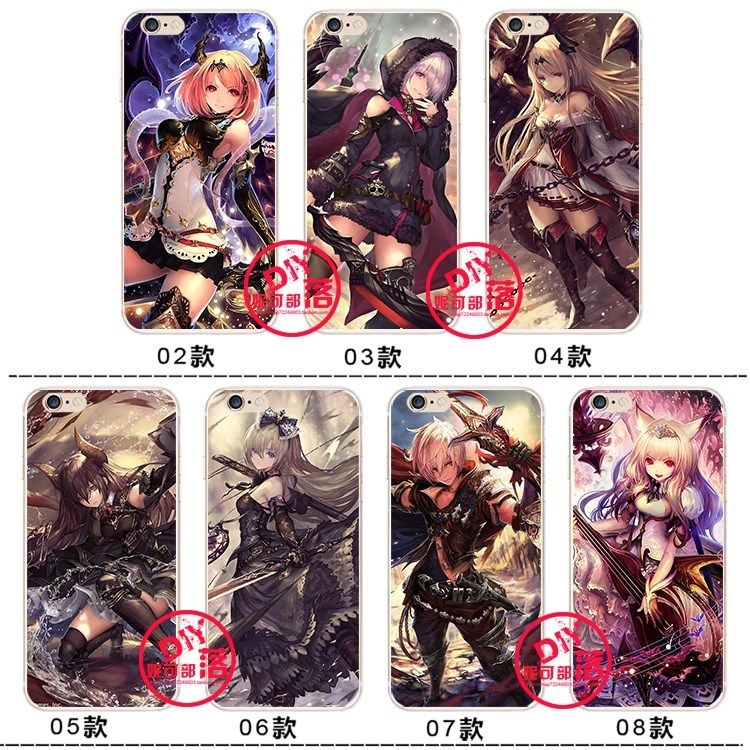 适用于苹果14手机壳12硅胶套iphone13promax防摔xr动漫xsmax钢化玻璃壳15mini磨砂11影之诗7p