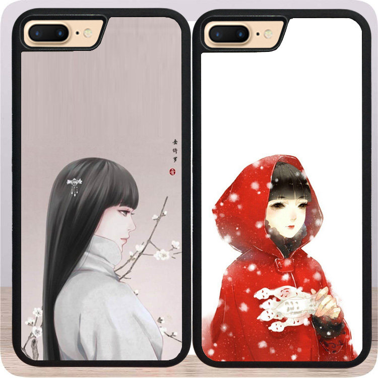 适用于无心法师/岳绮罗/陈瑶iphone7手机壳611proXr玻璃壳13max