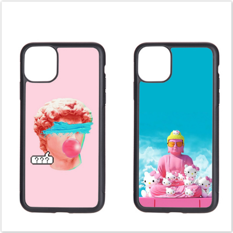 适用于7欧美14卡通搞怪雕像8plus手机壳iPhone15Promax适用苹果13