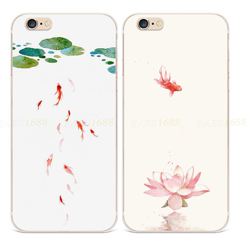 金鱼莲花XR适用iPhone8plu