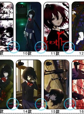 适用于苹果14手机壳12硅胶套iphone13promax防摔xr动漫xsmax钢化玻璃壳15mini磨砂11Another见崎鸣7p