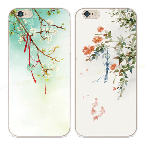 古风栀子花适用iPhone8plu
