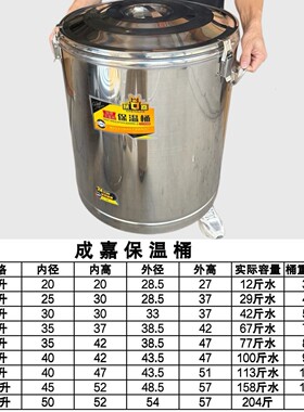 不锈钢保温桶米饭豆浆奶