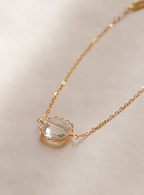 THISNESS白水晶小众精致手链