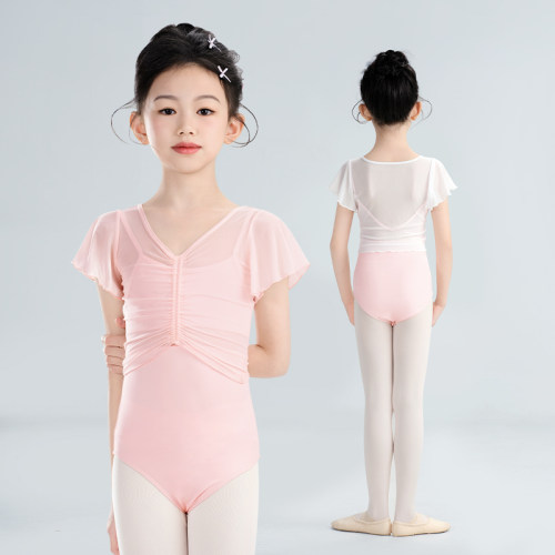 儿童舞蹈服网纱罩衫芭蕾舞披肩女