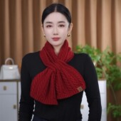 新款 时尚 百搭针织麻花男女通用加厚羊毛保暖围巾