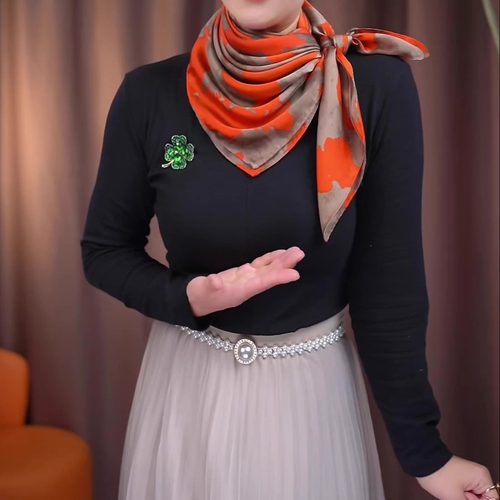 90*90cm方巾春夏新款丝巾女