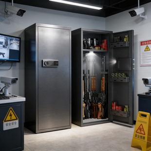 外贸长枪柜监控室大容量枪弹存储柜门卫室枪支弹药保险柜保险箱子