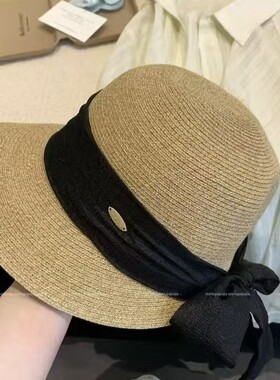 草帽女夏天薄款渔夫遮阳帽女士防