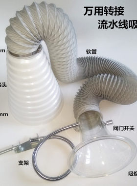 焊锡流水线吸烟罩排烟罩喇叭口