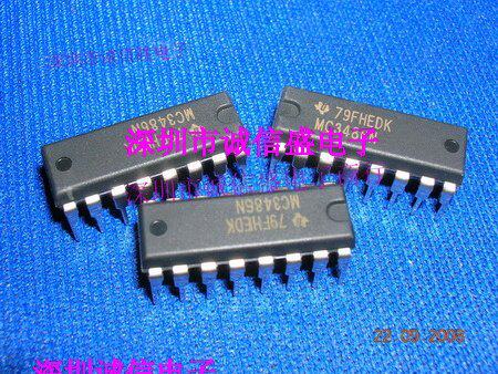 线路驱动器MC3486N MC3486 TI DIP16P进口全新电子配件芯片