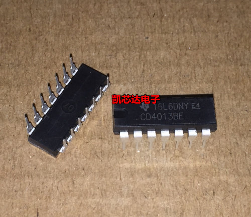 全新 CD4013 CD4013BE DIP-14 DIP-14 预设和复位触发器/逻辑芯片