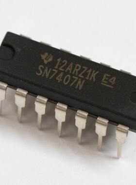 SN7407N DM7407N DIP14脚 全新进口数字逻辑器芯片 直插IC 可直拍