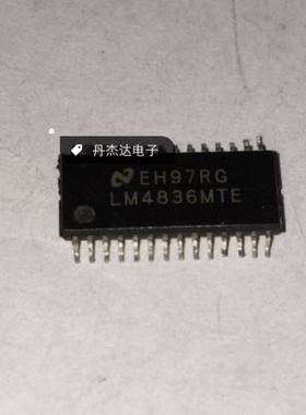 一级 LM4836MTE LM4836 音频放大器?SOIC28  进口原装