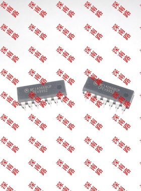 集成 电 路MC14066BCP MC14066 DIP14进口原装四路模拟开关芯片