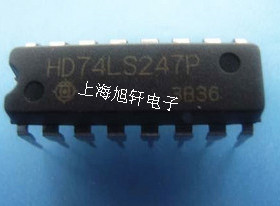 全新原装正品 HD74LS247P 74LS247 7段15V输出译码/驱动器