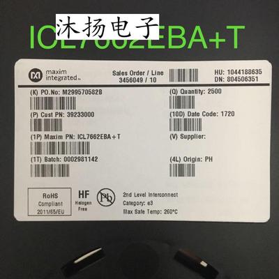 原装 ICL7662EBA+T 7662 贴片 集成电路芯片