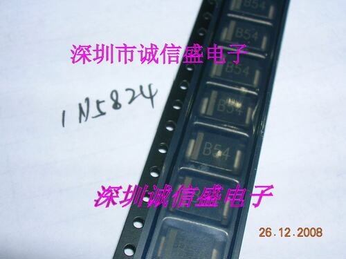 肖特基二极管芯片1N5824 IN5824 SK54 B540 SS54 SMC 5A40V全新