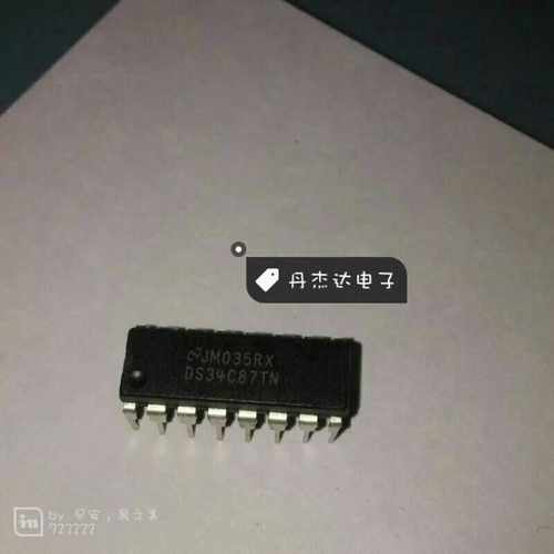 一级 直插 DS34C87TN DS34C87 驱动器芯片 DIP-16 直插 进口原装