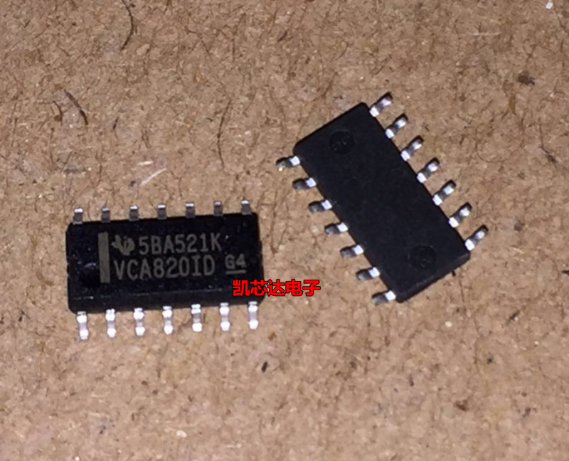 VCA820ID  VCA820IDR进口原装,dB线性可变增益控制放大器,SOP14